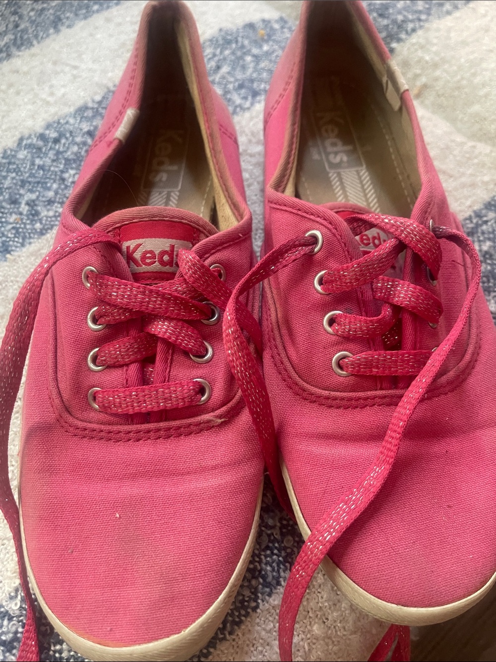 Keds Pink Low-Top Canvas Sneakers